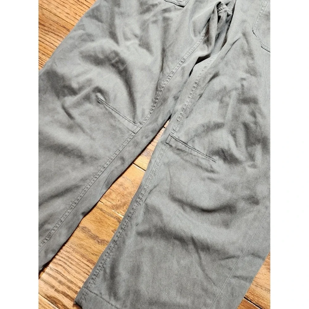 Madewell The Darted Barrel-Leg Pant Women 24 Green Utility Gorpcore NS282 Trendy